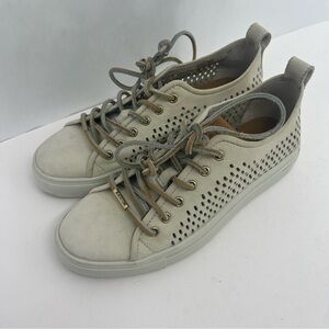 Blackstone Leather Perforated Sneakers